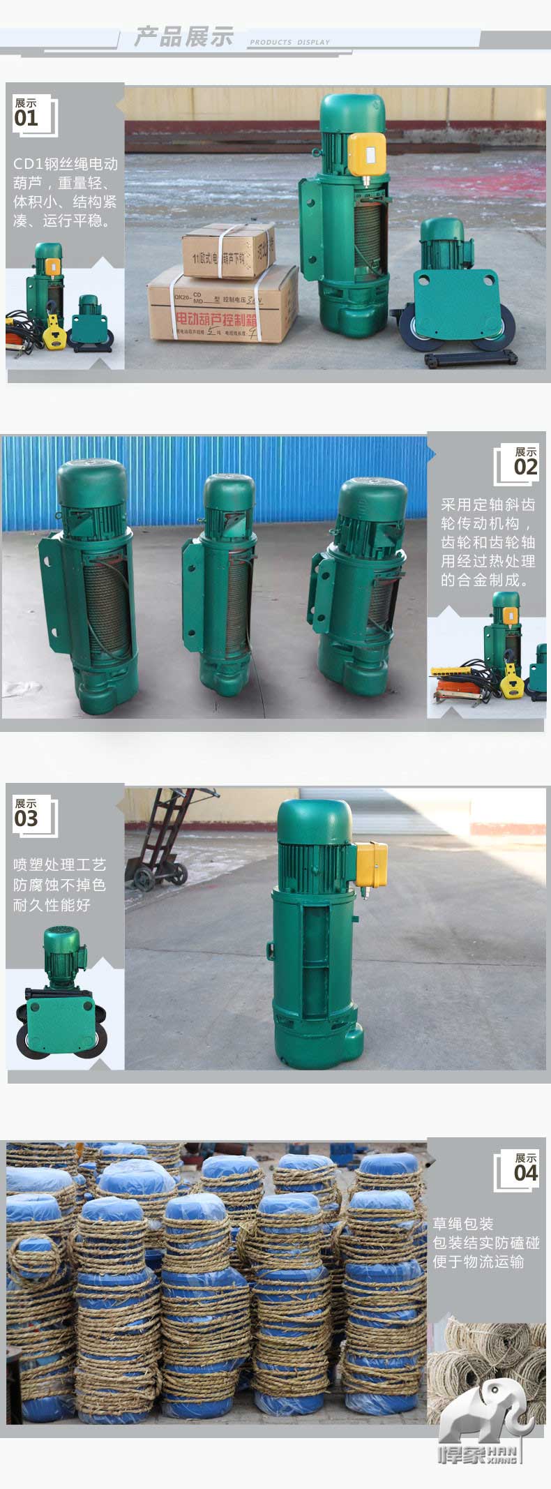 非标定制钢丝绳电动葫芦